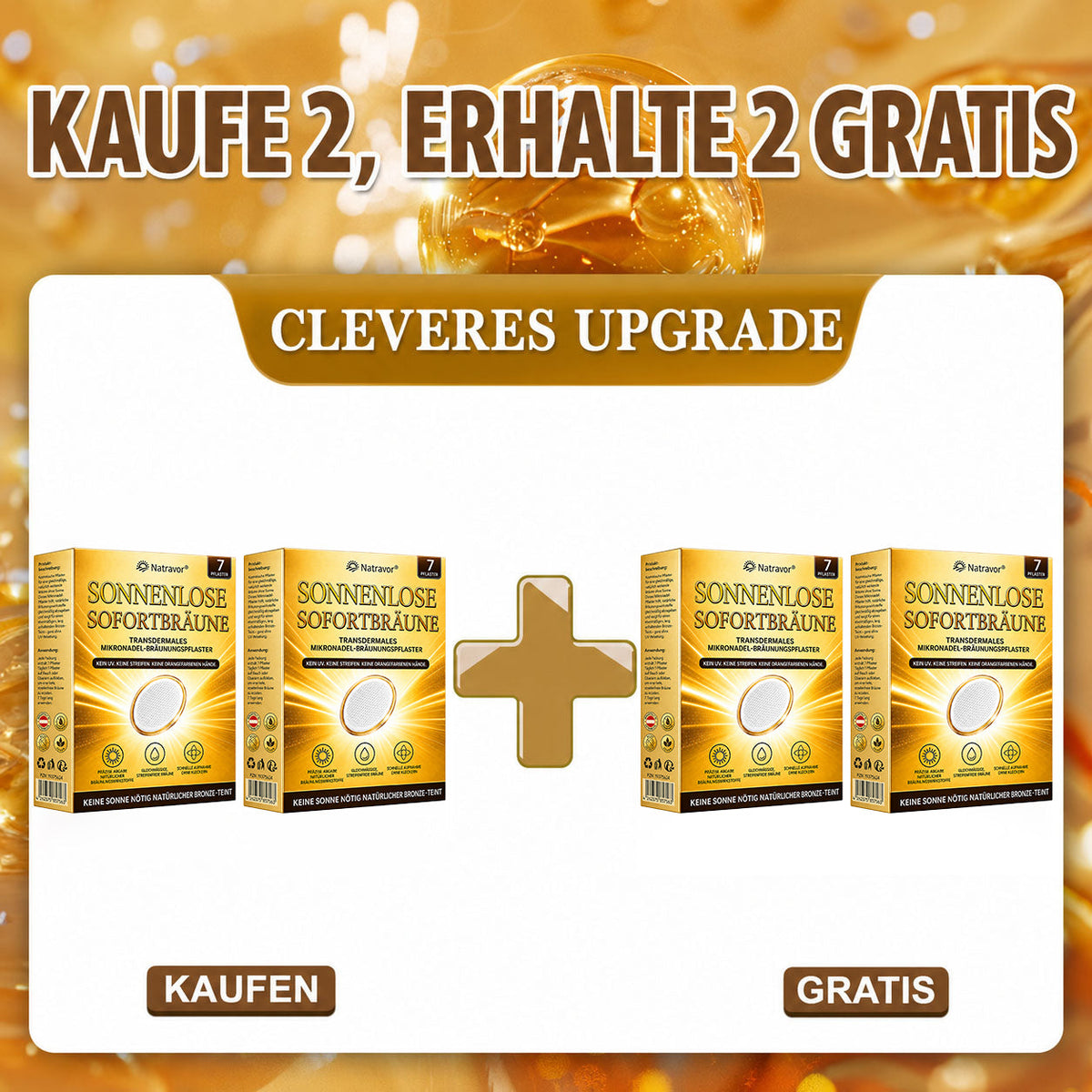 💫𝗡𝗮𝘁𝗿𝗮𝘃𝗼𝗿® Mikronadel-Bräunungspflaster: Natürlicher Bronze-Glow ohne UV & DHA