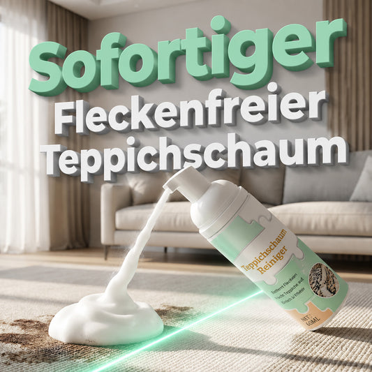Wasserloser Textil-Reinigungsschaum – Entfernt Flecken schnell & gründlich