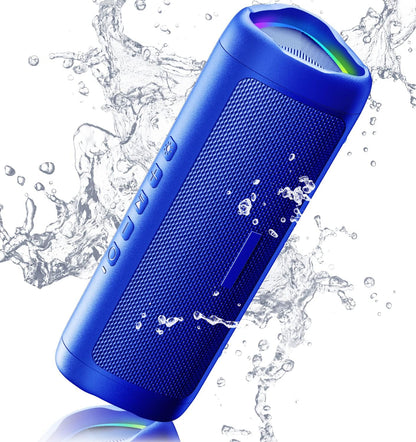 Bluetooth Speaker with HD Sound. Portable Wireless. IPX5 Waterproof. Up to 24H Playtime. TWS Pairing. BT5.3. for Home/Party/Outdoor/Beach. Electronic Gadgets. Birthday Gift (Black)