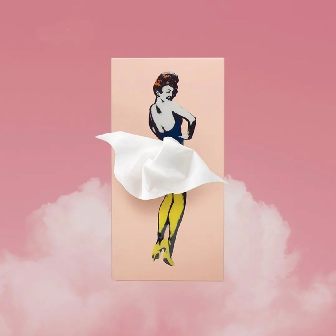 Early Christmas Sale - Flying Skirt Tissue Box FREE SHIPPING