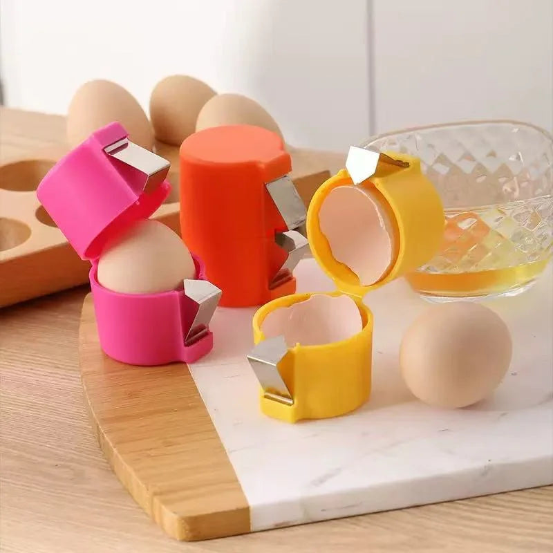 🍳 Quick Egg Cracker Tool – Open Hundreds Of Eggs Faster & Cleaner——Microwave Egg Poacher 🔥